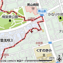 京都府八幡市男山金振3-33周辺の地図