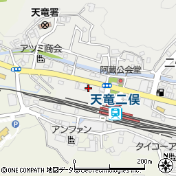 静岡県浜松市天竜区二俣町阿蔵172周辺の地図