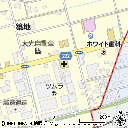 静岡県藤枝市築地400周辺の地図