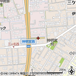 静岡県焼津市三ケ名807-1周辺の地図