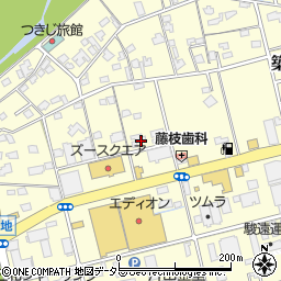 静岡県藤枝市築地491周辺の地図