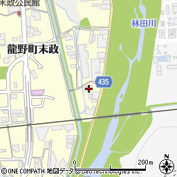 兵庫県たつの市龍野町末政261周辺の地図