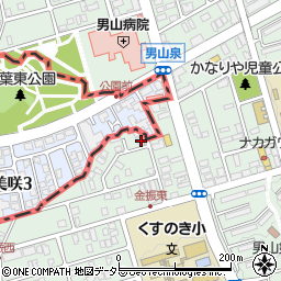 京都府八幡市男山金振3-26周辺の地図