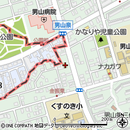 京都府八幡市男山金振1-5周辺の地図