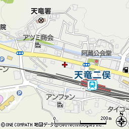 静岡県浜松市天竜区二俣町阿蔵171周辺の地図