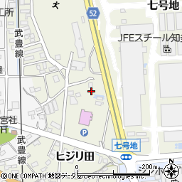 愛知県知多郡武豊町ヒジリ田119周辺の地図