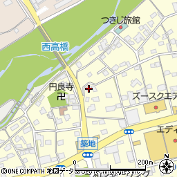 静岡県藤枝市築地852周辺の地図