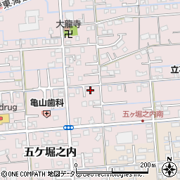 静岡県焼津市五ケ堀之内1079周辺の地図