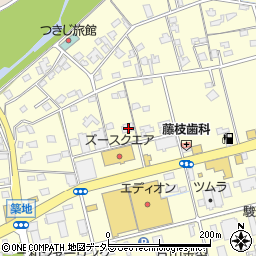 静岡県藤枝市築地490周辺の地図