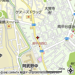 読売センター　高槻南平台周辺の地図