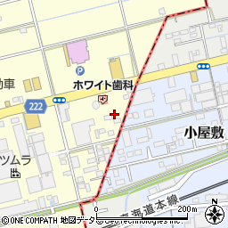 静岡県藤枝市築地326-3周辺の地図
