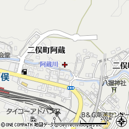 静岡県浜松市天竜区二俣町阿蔵414周辺の地図