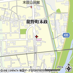 兵庫県たつの市龍野町末政185周辺の地図