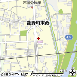兵庫県たつの市龍野町末政186周辺の地図