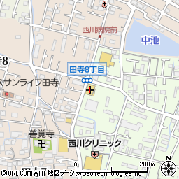 はやしの田寺店周辺の地図