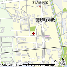 兵庫県たつの市龍野町末政130周辺の地図