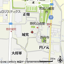 京都府八幡市野尻城究19周辺の地図