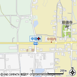 兵庫県たつの市揖西町中垣内乙31周辺の地図