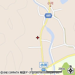 兵庫県相生市矢野町小河279周辺の地図