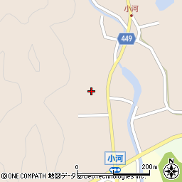 兵庫県相生市矢野町小河278周辺の地図