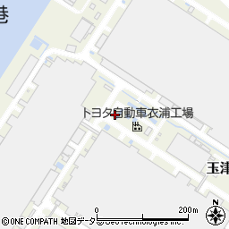 愛知県碧南市玉津浦町周辺の地図