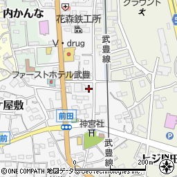 愛知県知多郡武豊町口田18周辺の地図