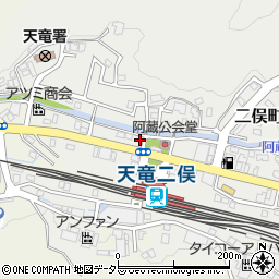 静岡県浜松市天竜区二俣町阿蔵149周辺の地図