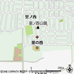 京都府城陽市久世里ノ西64周辺の地図
