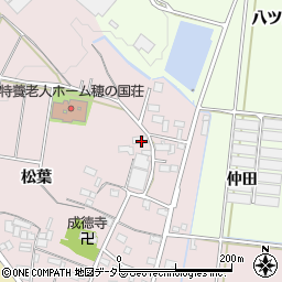 愛知県豊川市西原町松葉12周辺の地図