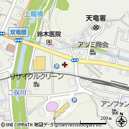 ファミリーマート天竜二俣東店周辺の地図
