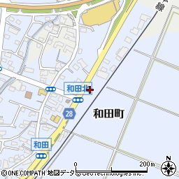 三重県亀山市和田町458-1周辺の地図