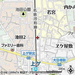 愛知県知多郡武豊町若宮6周辺の地図