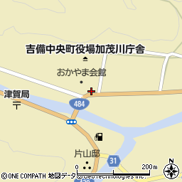 岡山県加賀郡吉備中央町下加茂1102周辺の地図