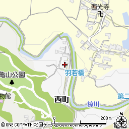 三重県亀山市西町581周辺の地図