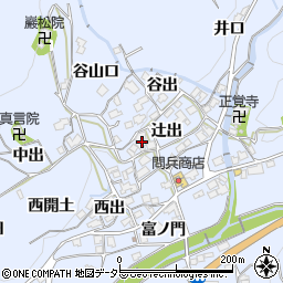 京都府綴喜郡宇治田原町岩山辻出22周辺の地図