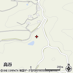 岡山県加賀郡吉備中央町高谷1352-1周辺の地図