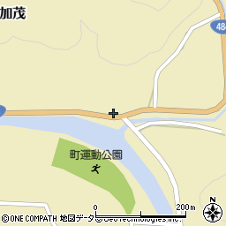 岡山県加賀郡吉備中央町下加茂1354周辺の地図