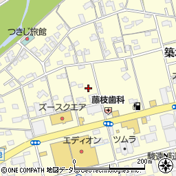 静岡県藤枝市築地495周辺の地図