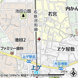 愛知県知多郡武豊町若宮7周辺の地図