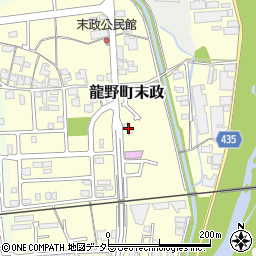 兵庫県たつの市龍野町末政117周辺の地図