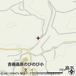 岡山県加賀郡吉備中央町高谷714周辺の地図
