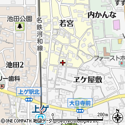 愛知県知多郡武豊町若宮38周辺の地図