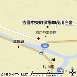 岡山県加賀郡吉備中央町下加茂1100周辺の地図