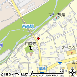 静岡県藤枝市築地930周辺の地図