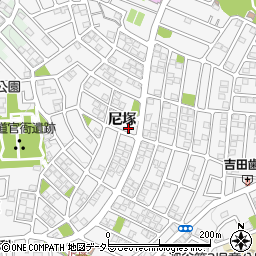 京都府城陽市寺田尼塚周辺の地図