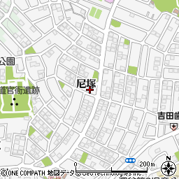 京都府城陽市寺田（尼塚）周辺の地図