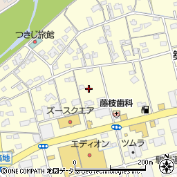 静岡県藤枝市築地494周辺の地図