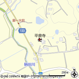 平泉寺周辺の地図