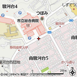 藤枝市立総合病院周辺の地図