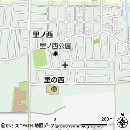 京都府城陽市久世里ノ西61周辺の地図